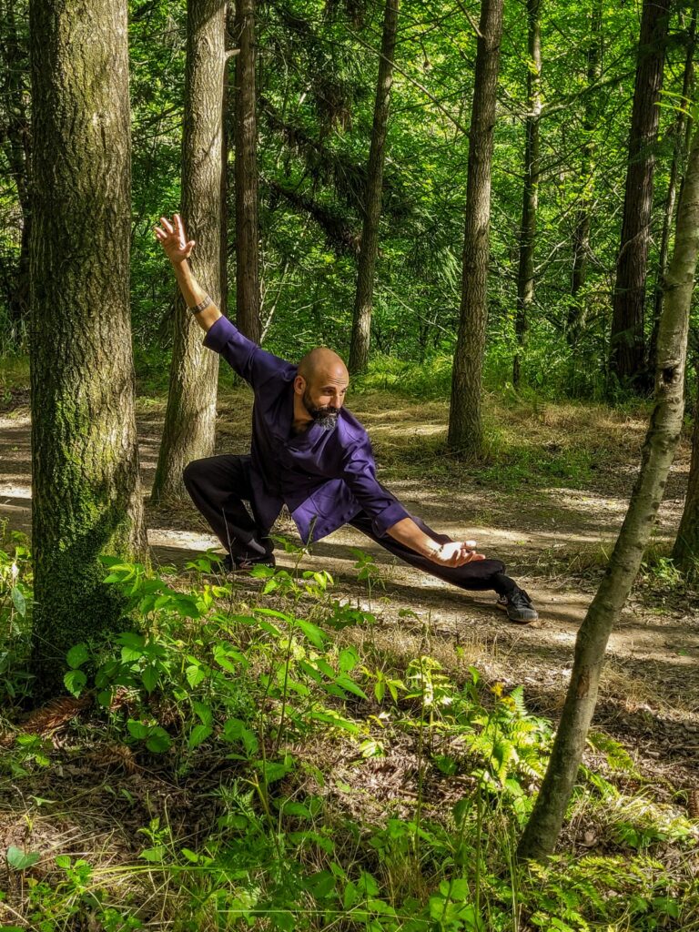 Antoine en position tai chi